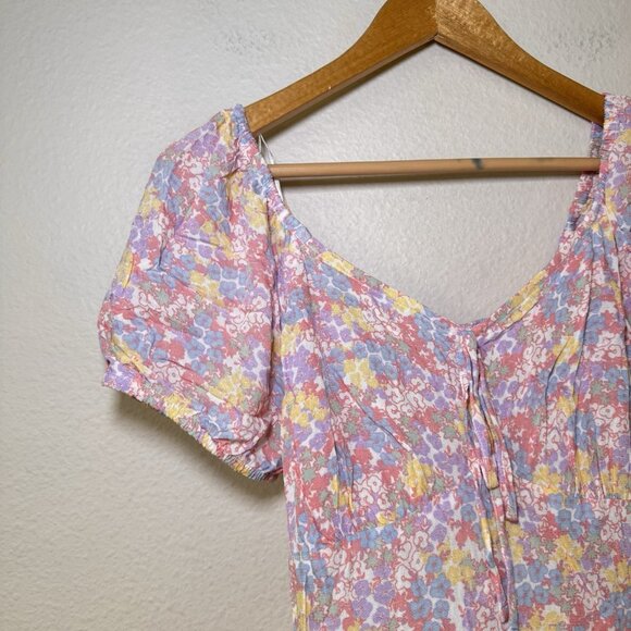 womens primark pastel summer dress Size 10 US Floral Spring Lightweight - Picture 3 of 9